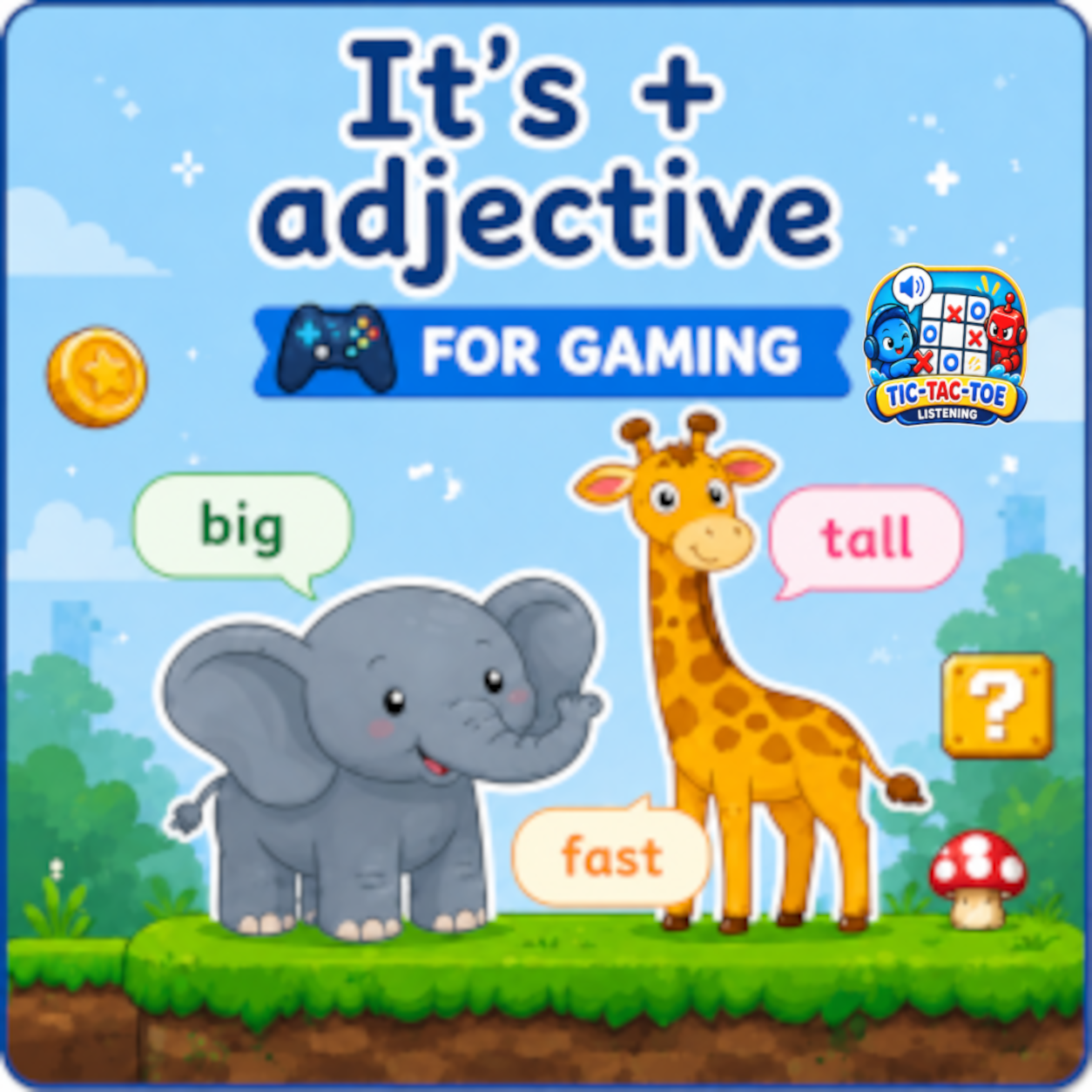 It's + adjective game