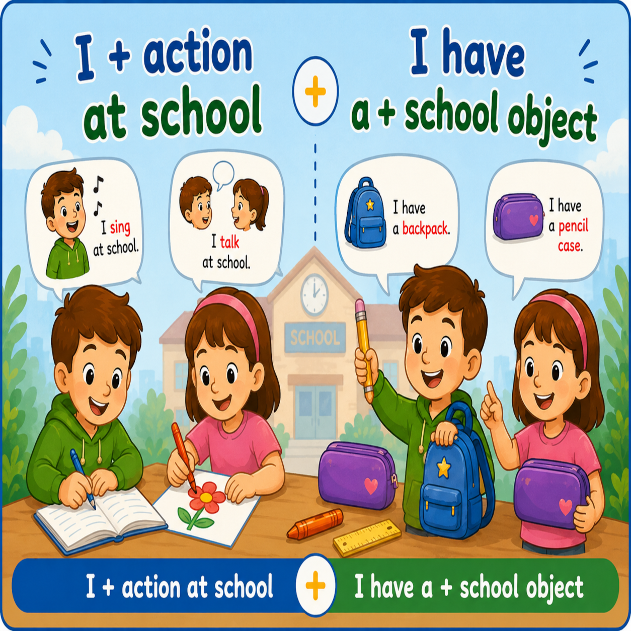 School actions and I have
