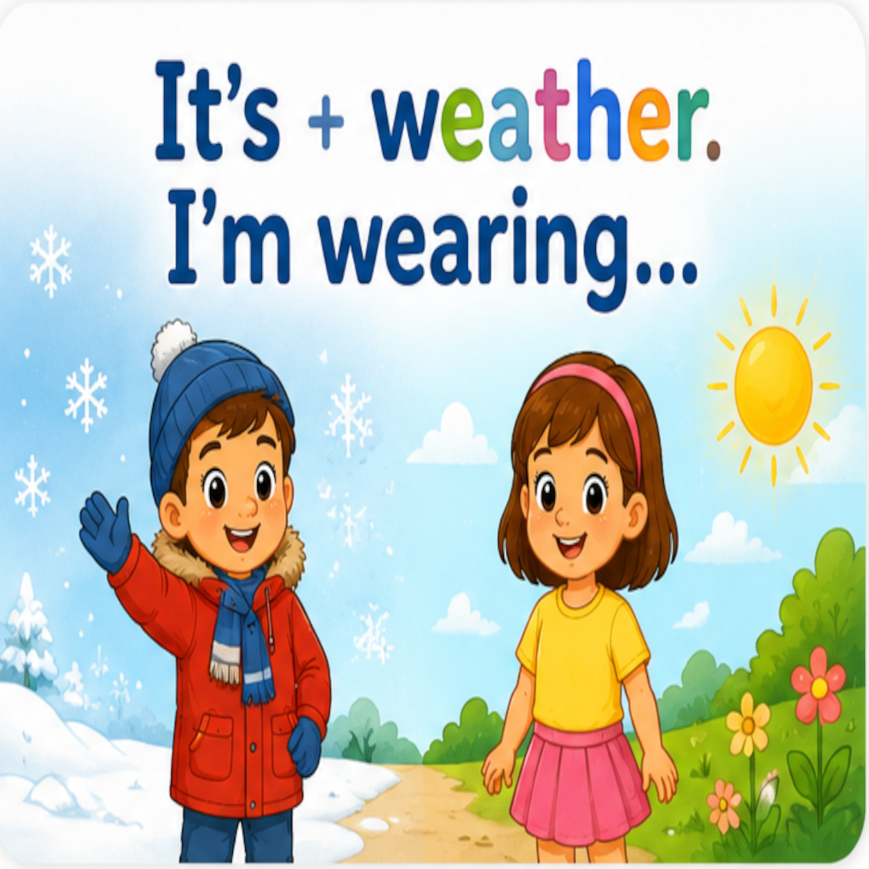It's weather. I'm wearing.